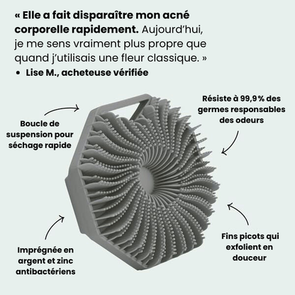 SiliCare™ - Brosse exfoliante corps